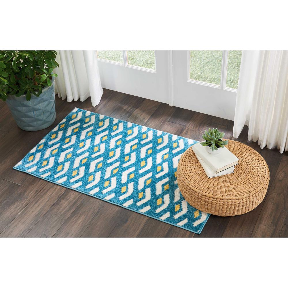 Nourison Harper Blue Kids Area Rug