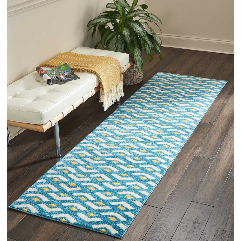 Nourison Harper Blue Kids Area Rug