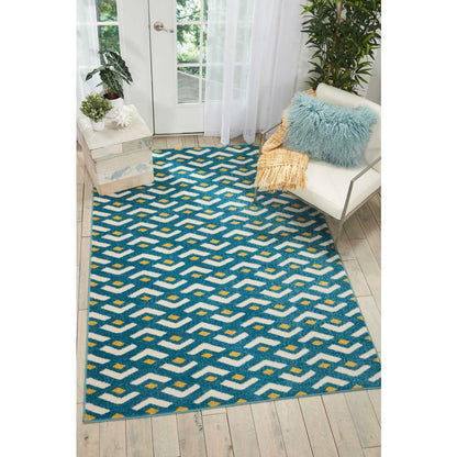 Nourison Harper Blue Kids Area Rug