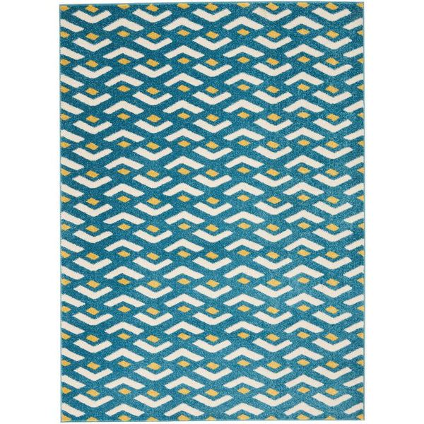 Nourison Harper Blue Kids Area Rug