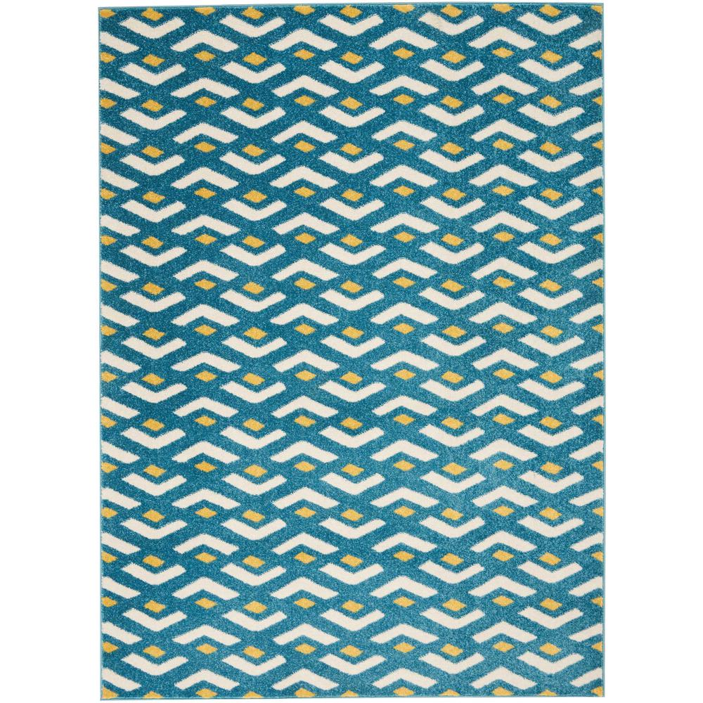 Nourison Harper Blue Kids Area Rug
