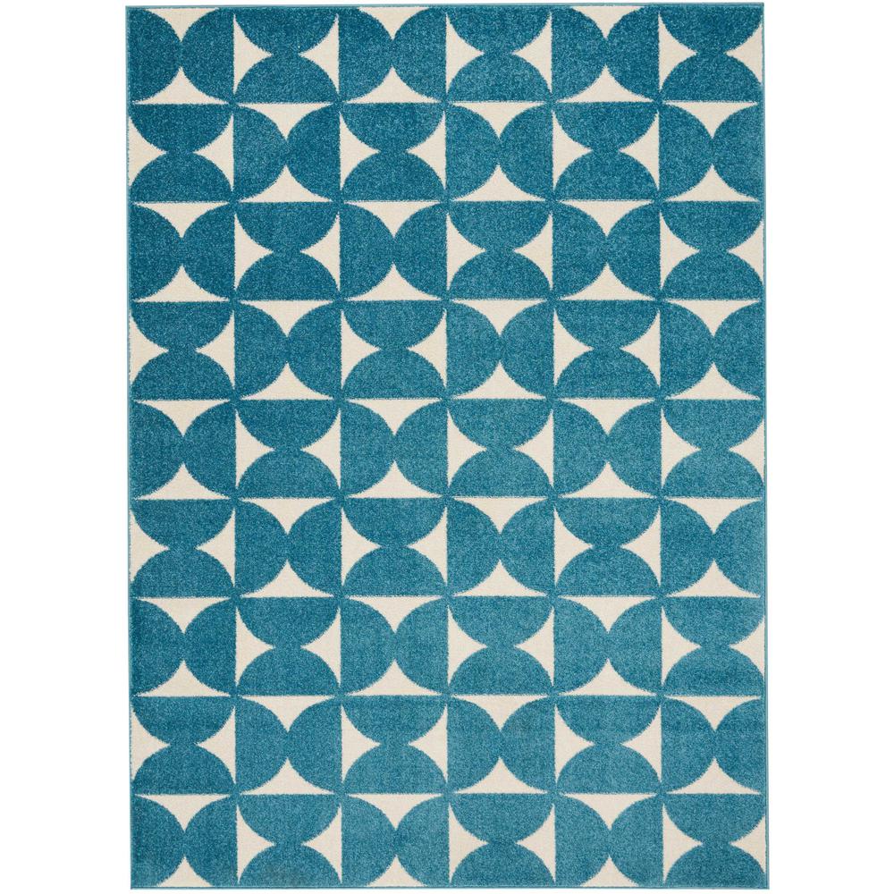 Nourison Harper Blue Kids Area Rug