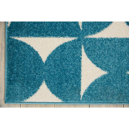 Nourison Harper Blue Kids Area Rug
