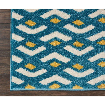 Nourison Harper Blue Kids Area Rug