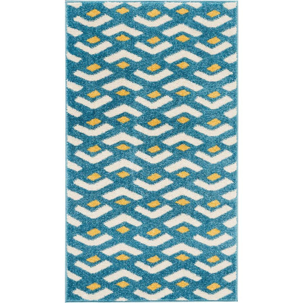 Nourison Harper Blue Kids Area Rug