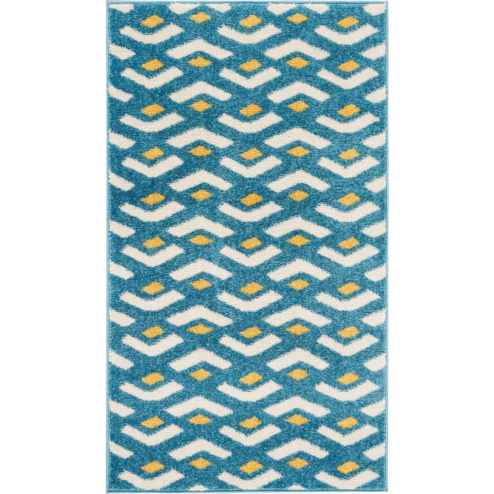 Nourison Harper Blue Kids Area Rug
