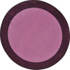 Kid Essentials All Around 5'4" Round Area Rug in Color Purple