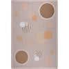 Playful Patterns Baby Dots 5'4" x 7'8" Area Rug in Color Beige