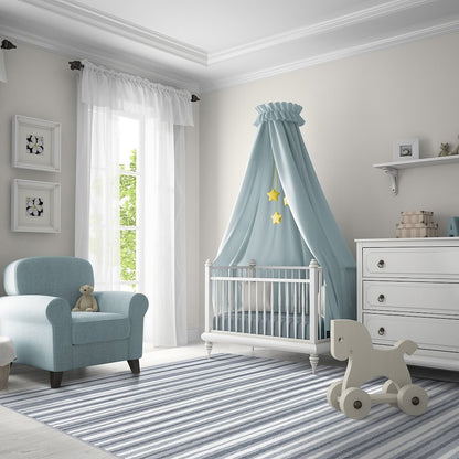 Claremont Kids Between the Lines 5'4" x 7'8" Area Rug in Color Cloudy