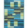 Kid Essentials Boomblox 5'4" x 7'8" Area Rug in Color Teal