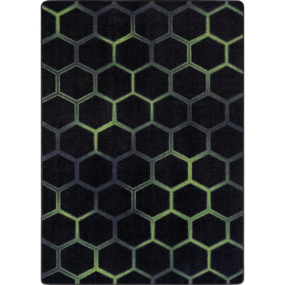 Kid Essentials Breakout 5'4" x 7'8" Area Rug in Color Emerald