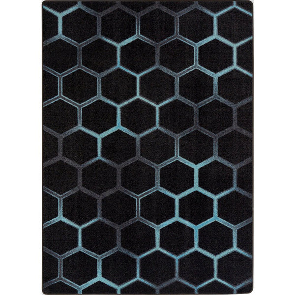 Kid Essentials Breakout 5'4" x 7'8" Area Rug in Color Teal