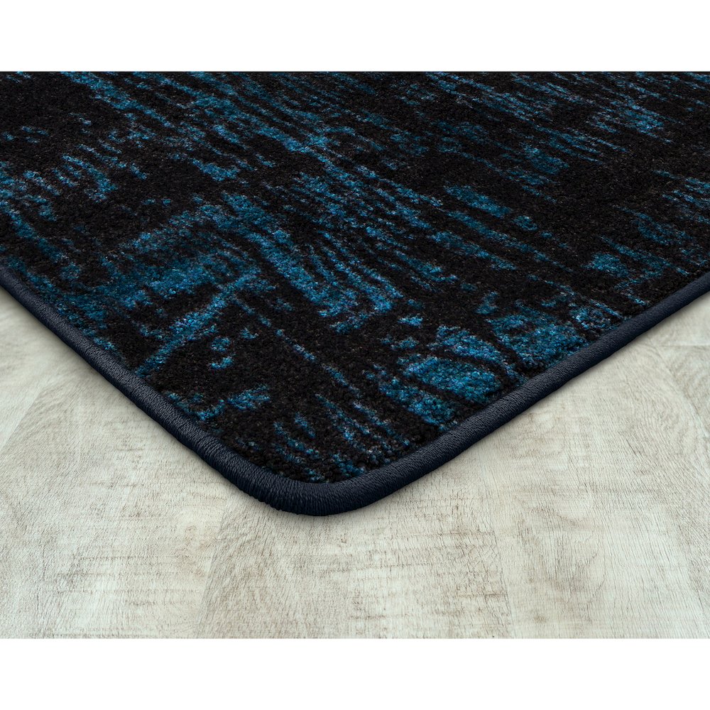 Kid Essentials Coastal Canvas 5'4" x 7'8" Area Rug in Color Deep Water