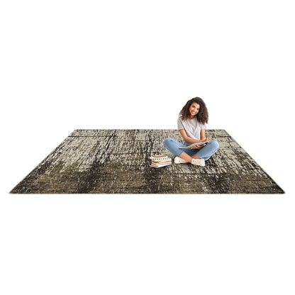 Kid Essentials Coastal Canvas 5'4" x 7'8" Area Rug in Color Sand Dune