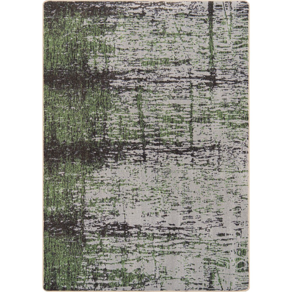 Kid Essentials Coastal Canvas 5'4" x 7'8" Area Rug in Color Spanish Moss
