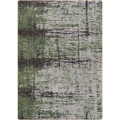 Kid Essentials Coastal Canvas 5'4" x 7'8" Area Rug in Color Spanish Moss