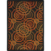 Kid Essentials Dottie 5'4" x 7'8" Area Rug in Color Warm Earth