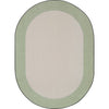 Kid Essentials Easy Going 7'8" x 10'9" Oval Area Rug in Color Sage