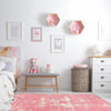 Claremont Kids Enchanted 5'4" x 7'8" Area Rug in Color Blush