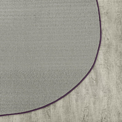 Kid Essentials Endurance 12' x 7'6" Oval Area Rug in Color Purple
