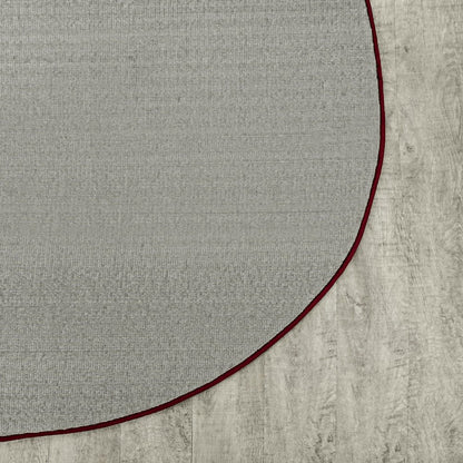 Kid Essentials Endurance 12' x 7'6" Oval Area Rug in Color Red
