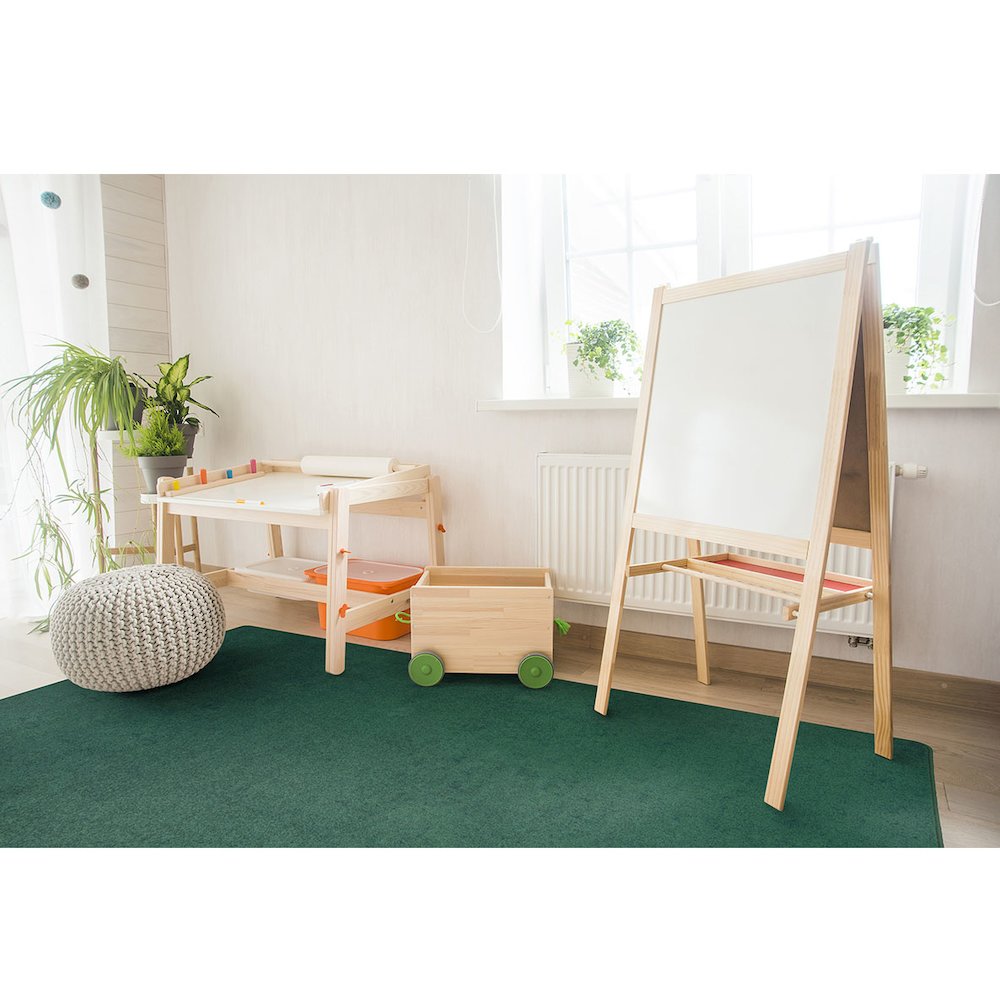 Kid Essentials Endurance 6' x 9' Area Rug in Color Forest