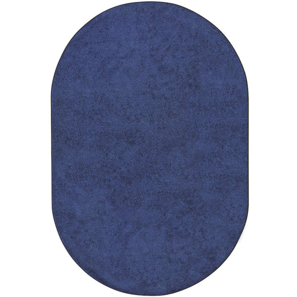 Kid Essentials Endurance 12' x 7'6" Oval Area Rug in Color Midnight Sky