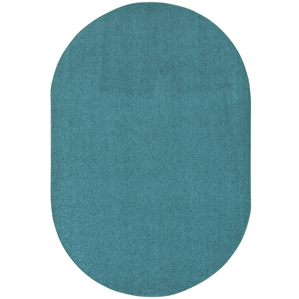 Kid Essentials Endurance 12' x 7'6" Oval Area Rug in Color Mint