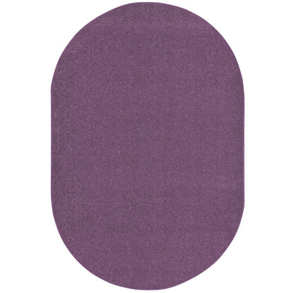 Kid Essentials Endurance 12' x 7'6" Oval Area Rug in Color Purple