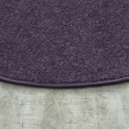 Kid Essentials Endurance 12' x 7'6" Oval Area Rug in Color Purple