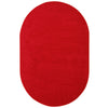 Kid Essentials Endurance 12' x 7'6" Oval Area Rug in Color Red