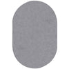 Kid Essentials Endurance 12' x 7'6" Oval Area Rug in Color Silver