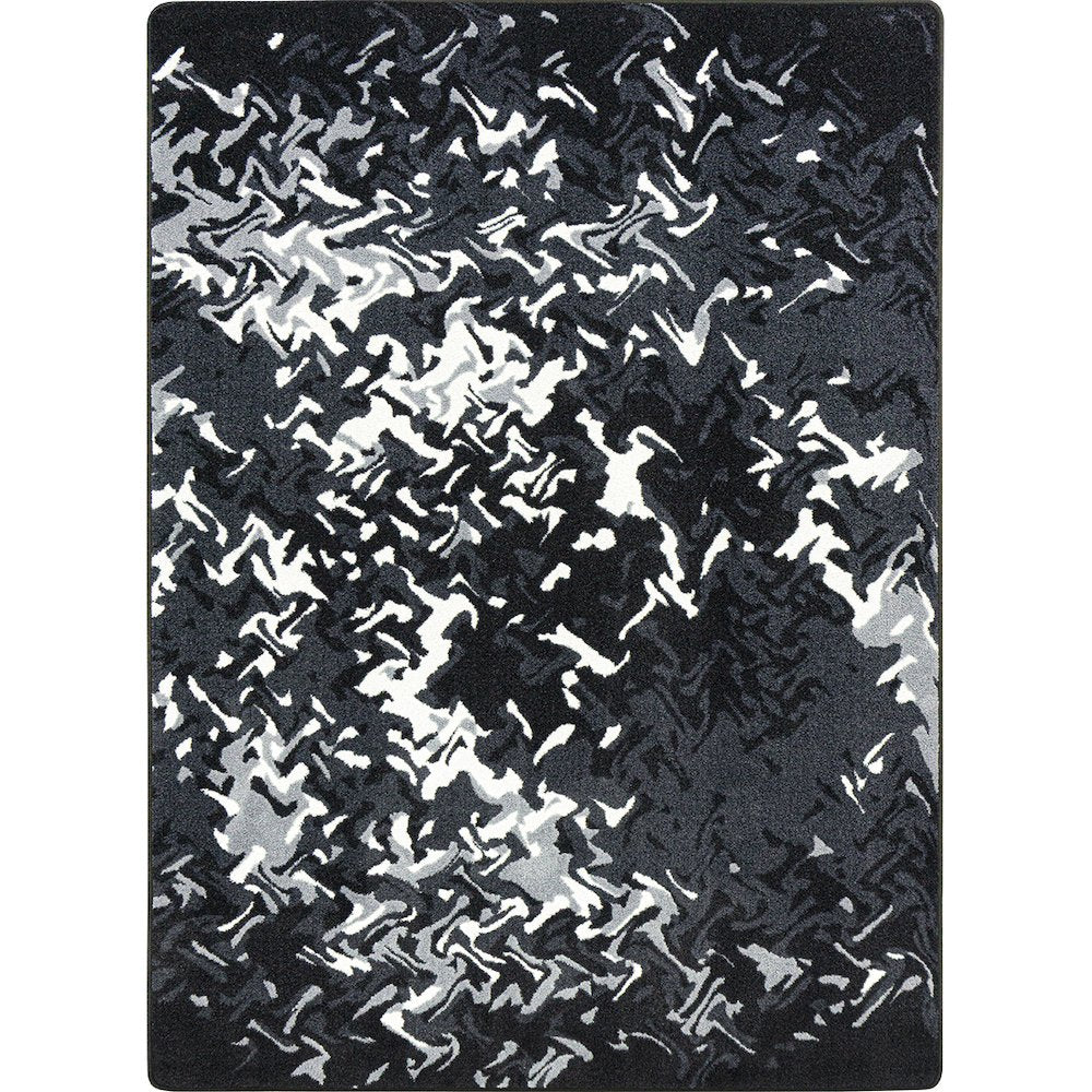 Kid Essentials Eruption 5'4" x 7'8" Area Rug in Color Arctic