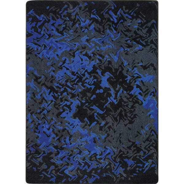 Kid Essentials Eruption 5'4" x 7'8" Area Rug in Color Sapphire