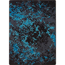 Kid Essentials Eruption 5'4" x 7'8" Area Rug in Color Teal