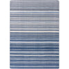 Kid Essentials Fine Line 5'4" x 7'8" Area Rug in Color Marine