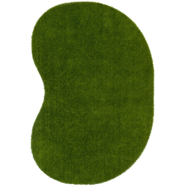 Kid Essentials GreenSpace 6' x 9' Jellybean Area Rug in Color Green