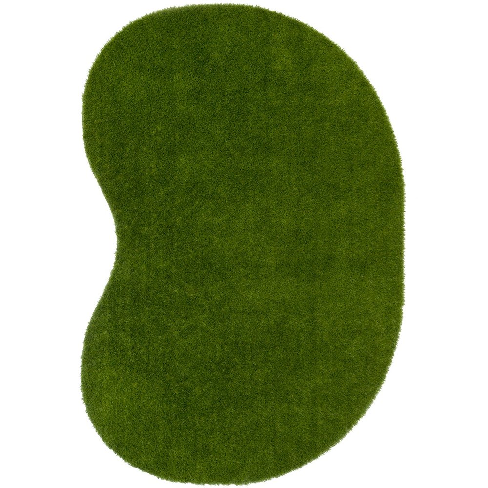 Kid Essentials GreenSpace 6' x 9' Jellybean Area Rug in Color Green