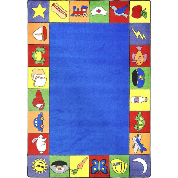 Kid Essentials Jump Start 7'8" x 10'9" Area Rug in Color Multi