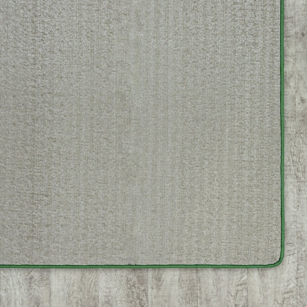 Kid Essentials Just Kidding 12' x 12' Area Rug in Color Grass Green