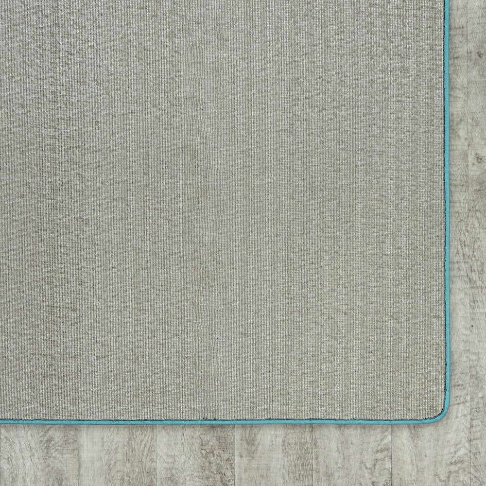 Kid Essentials Just Kidding 12' x 12' Area Rug in Color Seafoam