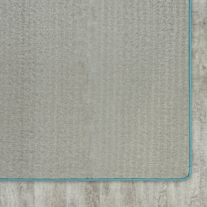 Kid Essentials Just Kidding 12' x 12' Area Rug in Color Seafoam