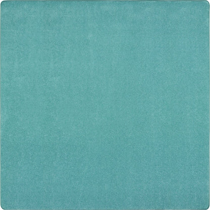 Kid Essentials Just Kidding 12' x 12' Area Rug in Color Seafoam