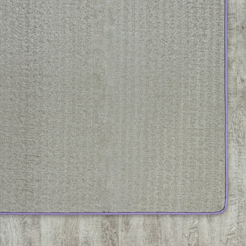 Kid Essentials Just Kidding 12' x 12' Area Rug in Color Very Violet