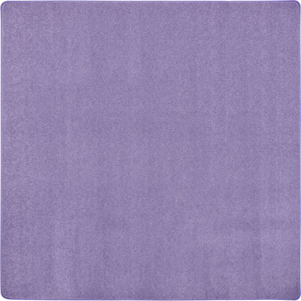 Kid Essentials Just Kidding 12' x 12' Area Rug in Color Very Violet