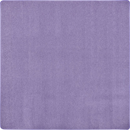 Kid Essentials Just Kidding 12' x 12' Area Rug in Color Very Violet