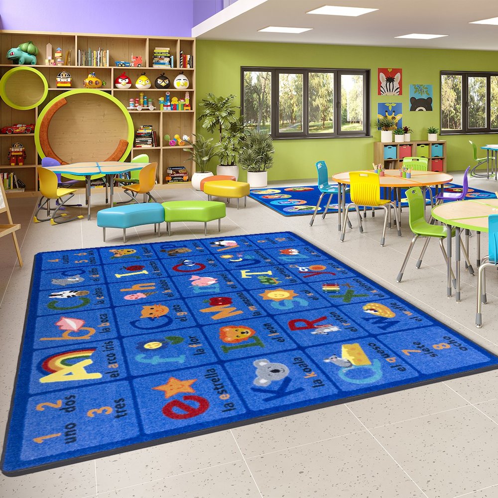 Kid Essentials La Fonica 7'8" x 10'9" Area Rug in Color Multi