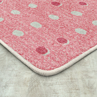 Claremont Kids Little Moons 5'4" x 7'8" Area Rug in Color Blush