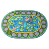 Kid Essentials Maria's Garden 5'4" x 7'8" Oval Area Rug in Color Multi