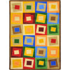 Kid Essentials Off Balance 5'4" x 7'8" Area Rug in Color Neutrals